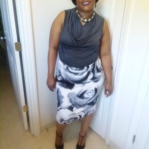 Worthington blouse and skirt set